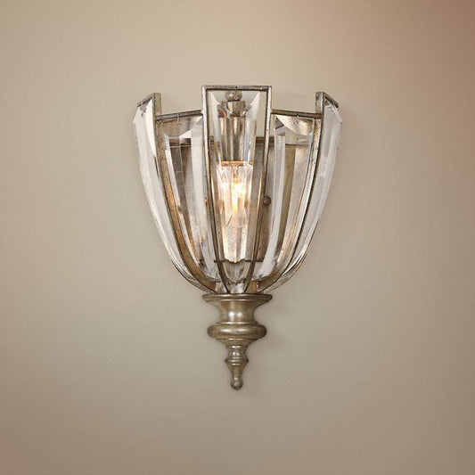 Uttermost Vicentina 12 3/4" High Silver Wall Sconce