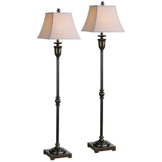 Uttermost Viggiano Oil-Rubbed Bronze Floor Lamps Set of 2