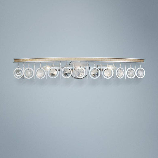 Varaluz Charmed 33" Wide Silver 3-Light Bath Light