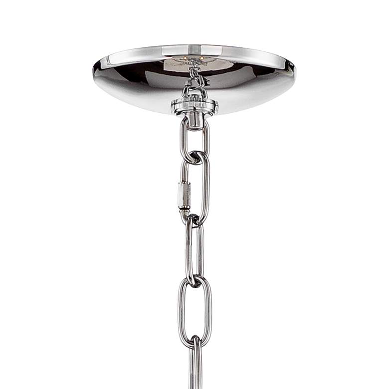 Victoria Chrome 16" Wide Clear Crystal Chandelier
