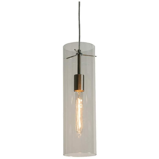 View Pendant - Satin Nickel - Clear