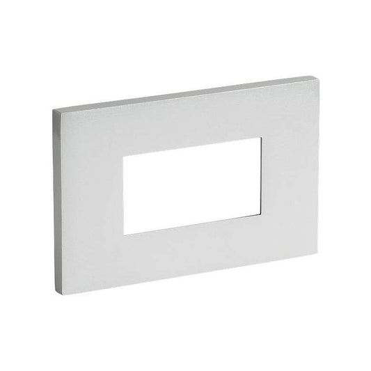 Vitra Turtle 4 3/4"W Satin Nickel LED Landscape Step Light