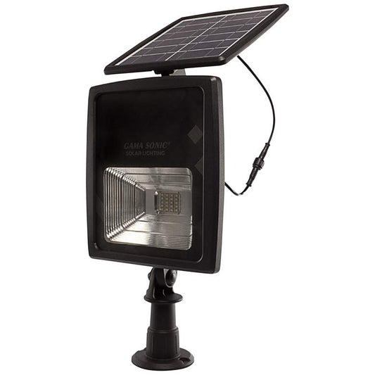 Voxx 18" High Black Solar Warm White LED Outdoor Flood Light
