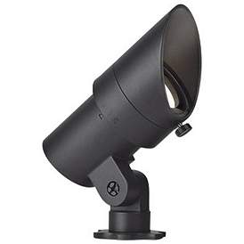 WAC Landscape 4" High Black 3000K LED Mini Accent Spot Light