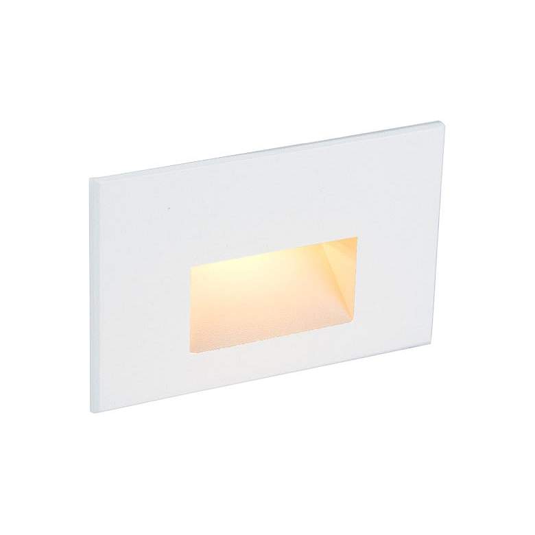 WAC LEDme 5"W White Horizontal 3000K LED Step and Wall Light