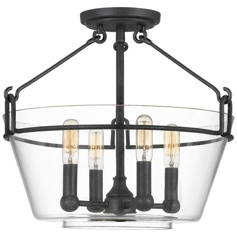 Wells Grey Ash Semi-Flush Mount