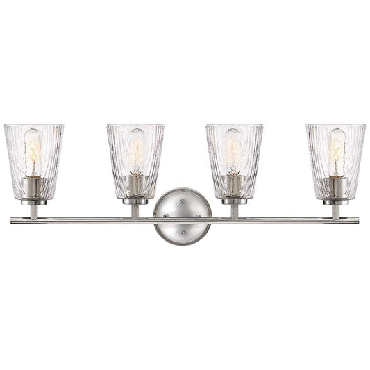 Westwood 29 3/4" Wide Polished Nickel 4-Light Bath Light