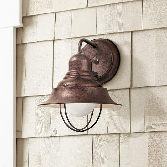 Wyndmere Collection Antique Bronze 10 1/4" High Wall Light