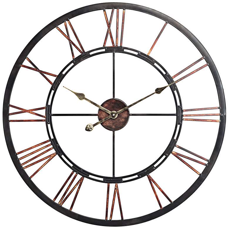 Cooper Classics Mallory 27 1/2" Wide Copper Wall Clock