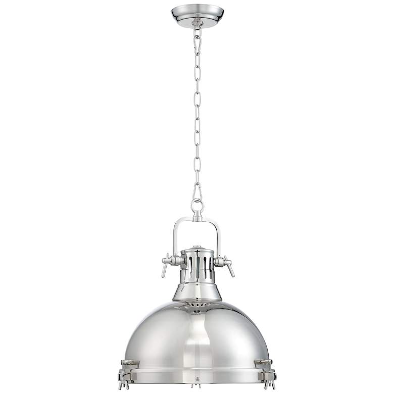 Possini Euro Arlo 15 3/4" Wide Chrome Pendant Light