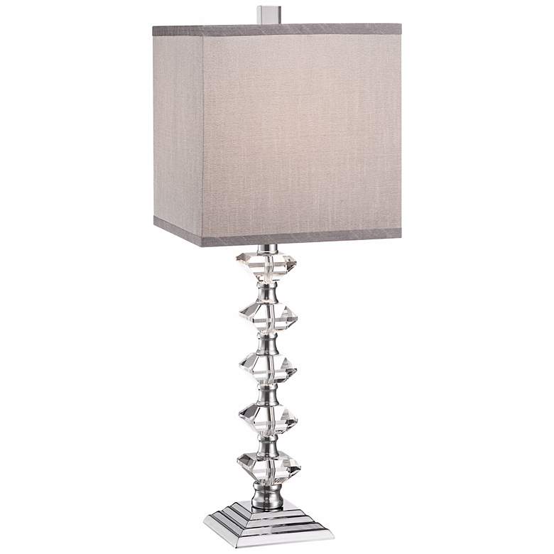 Deco Collection Colonnade Crystal Table Lamp