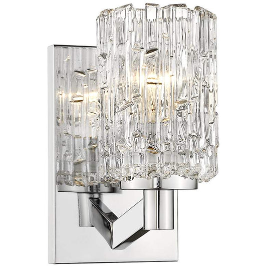 Z-Lite Aubrey 1 Light Wall Sconce in Chrome