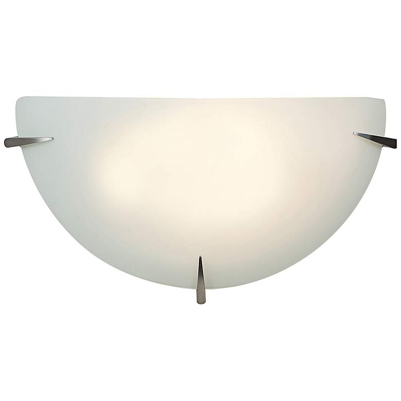 Zenon 4" High Brushed Steel Wall Sconce